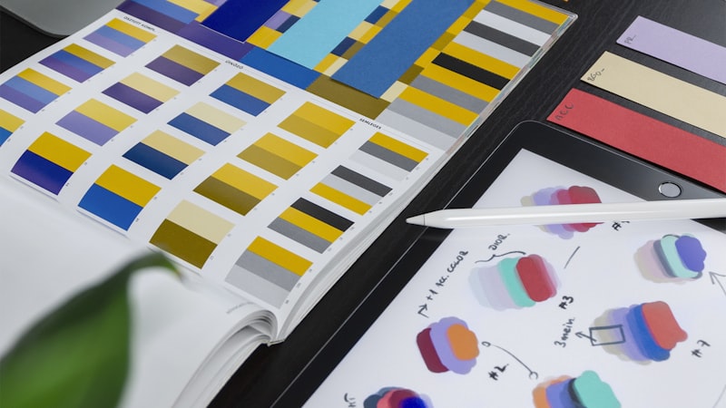 UI/UX设计稿、设计系统组件和用户流程图展示